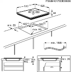 Индукционная варочная панель Electrolux LIL61424C черный, фото11