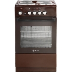 Плита электрическая De Luxe 5004.18э-014 коричневый, конфорок 4 шт, духовка 43 л, 50 см x 85 см x 50 см, фото 1