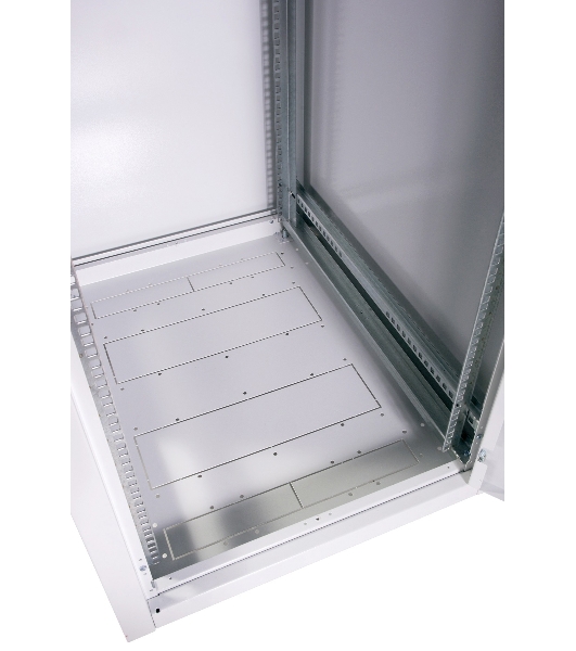 Шкаф телекоммуникационный напольный ЭКОНОМ 42U (600 × 600) дверь стекло, дверь металл