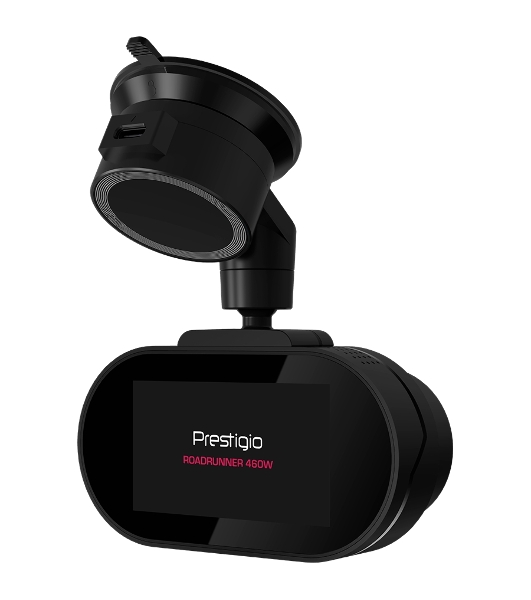 Видеорегистратор Prestigio RoadRunner 460W, 2560x1440, 3', Wi-Fi, G-сенсор, датчик движения