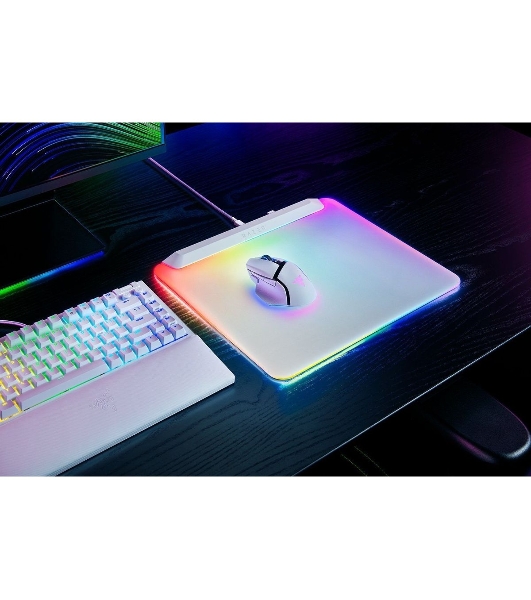 Игровой коврик для мыши Razer Firefly V2 Pro белый Hard Surface Mouse Mat