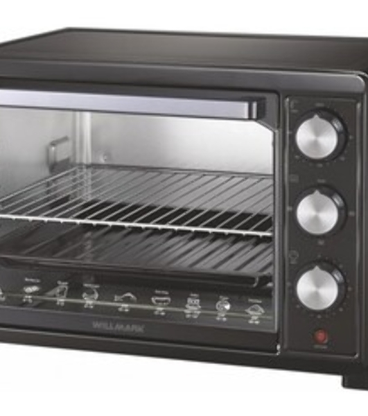 Мини-печь Willmark WO-392B (30 литров, таймер, термостат,230С, 1500Вт, черный)