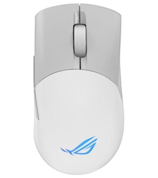 Мышь беспроводная/проводная ASUS ROG Keris Wireless AimPoint белый, 36000 dpi, радиоканал, Bluetooth, USB, кнопки - 5