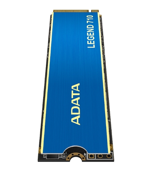 Накопитель SSD ADATA LEGEND 710, 512Gb, PCIe 3.0 x4, M.2 2280, NVMe, R/W 2400/1600, с радиатором