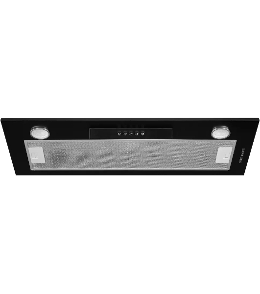 Вытяжка встраиваемая Kuppersberg Inlinea 70 BX черный/нержавеющая сталь, 70 см, 1300 куб. м/ч, 41 дБ