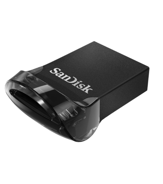 Флешка USB Sandisk CZ430 ULTRA FIT (SDCZ430-128G-G46), 128Gb, USB 3.1, R/W 130/40, черный