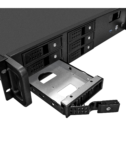 Серверный корпус ExeGate Pro 2U480-HS06 (RM 19', высота 2U, глубина 480, БП 1100ADS, 6xHotSwap, USB)