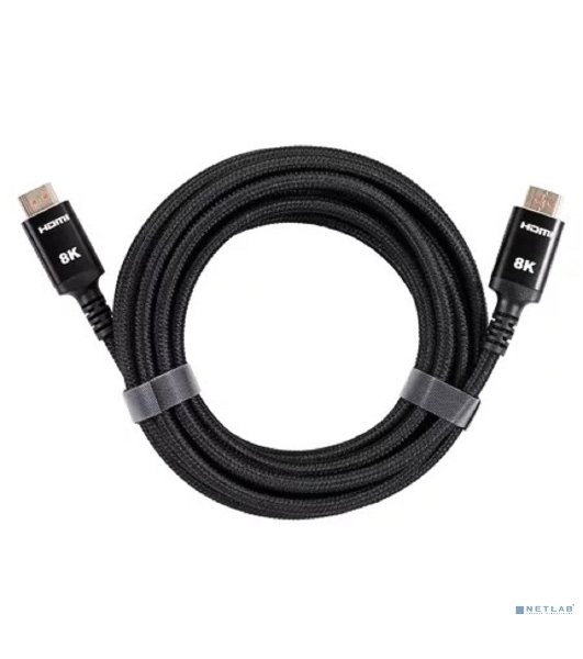 Кабель iOpen HDMI 19M/M,ver. 2.1 8KX60Hz (Econom) оплетка 5m ACG859B-5.0