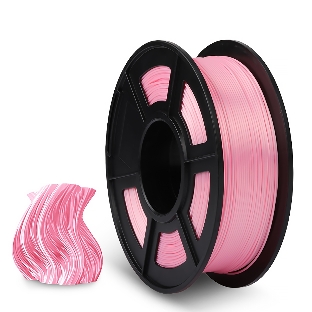 Филамент NVPrint Silk PLA+ Pink для 3D печати диаметр 1.75мм длина 330 метров масса 1 кг