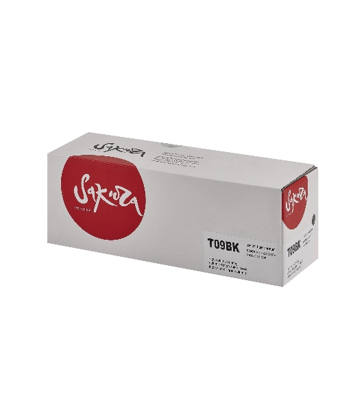 Картридж лазерный Sakura T09BK-ECO (3020C006) для Canon i-SENSYS C1127iF, C1127i, C1127P, черный, 7600 к. (чип без счетчика копий)