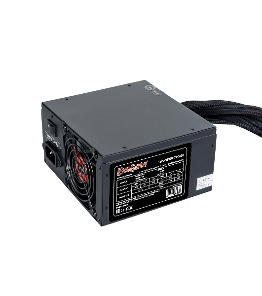 Блок питания серверный ExeGate (RM-700ADS) APFC,2х8см fan, 20+4pin/(4+4)pin+(4+4)pin, 2xPCI-E, 9xSATA