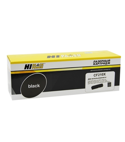 Расходные материалы Hi-Black CF210X  Картридж для HP LJ Pro 200 M251/MFPM276, №131X, BK    