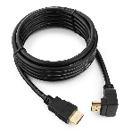 Кабель Cablexpert HDMI CC-HDMI490-10, 19M/19M, v2.0, медь, позол.разъемы, экран, угловой, 3м, черный, пакет, фото3
