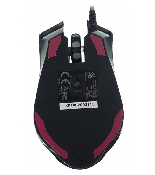 Мышь проводная A4Tech Bloody Q82 черный, 3200 dpi, USB, кнопки - 8