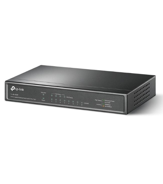 Коммутатор TP-Link SMB TL-SG1008P Коммутатор 8-port Gigabit Switch с 4 портами РоЕ