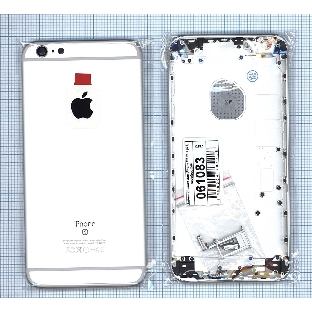 Задняя крышка для iPhone 6S Plus (5.5) серебристый