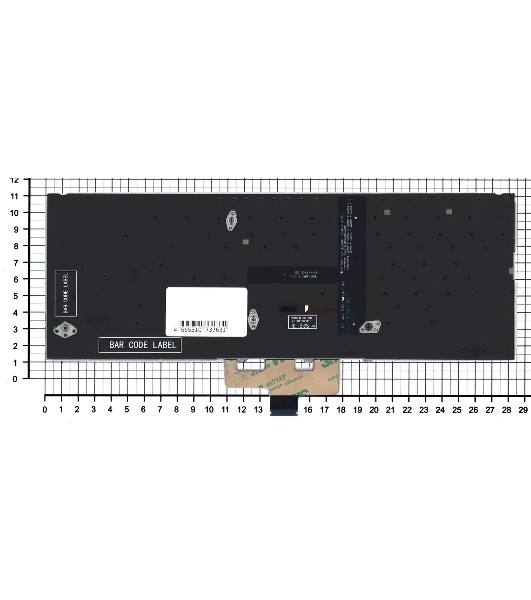 Клавиатура для ноутбука Asus ZenBook 14 UX434 серебристая с подсветкой