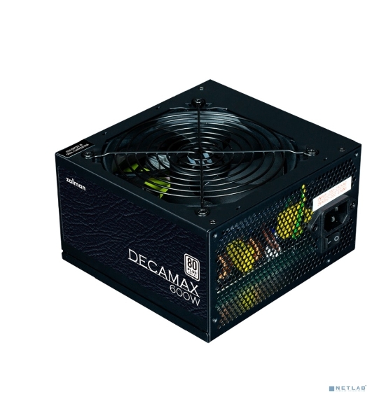 Блок питания Zalman ZM600-LX3, 600Вт, 80 PLUS, 120мм, черный