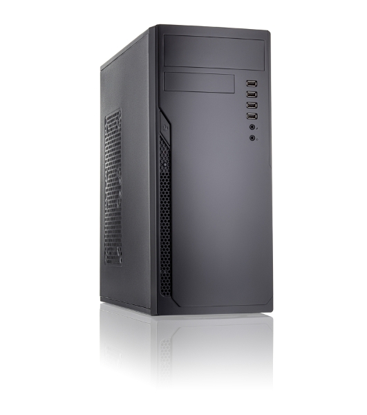 Компьютерный корпус c блоком питания 450 Ватт Case Foxline ATX, 450W, 4xUSB 2.0, powcord
