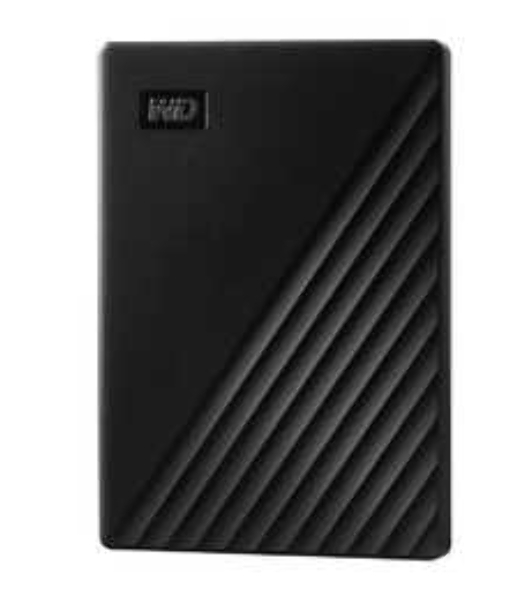 Внешний HDD 2.5' Western Digital My Passport, 5TB, USB 3.2 Gen 1 Type-A, 5400 rpm, черный