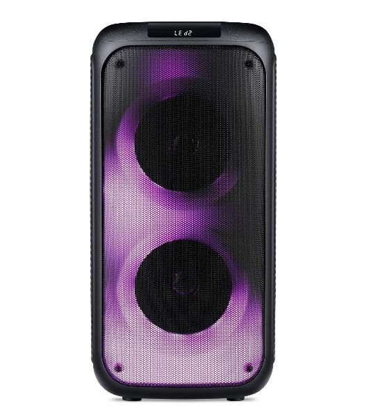 Минисистема Hyundai H-MC1231 черный 40Вт FM USB BT micro SD
