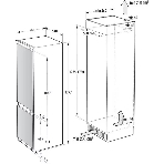 Встраиваемый холодильник Gorenje NRKI517142, полезный объем 243 л, электронное управление, цифровой дисплей, автоматическое размораживание No Frost, быстрое замораживание, интенсивное охлаждение, зона свежести с контролем влажности, слайдерное крепление, энергоэффективность А+, фото11