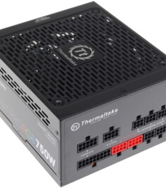 Блок питания Thermaltake Smart Pro RGb (PS-SPR-0750FPCBEU-R), 750Вт, 80 PLUS Bronze, 140мм, модульный, черный