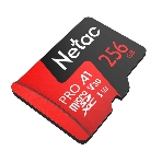 Флеш Карта MicroSD card Netac P500 Extreme Pro 256Gb, retail version w/SD adapter, фото8