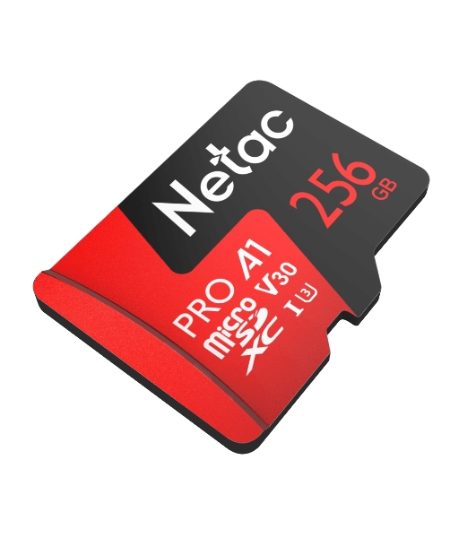 Флеш Карта MicroSD card Netac P500 Extreme Pro 256Gb, retail version w/SD adapter