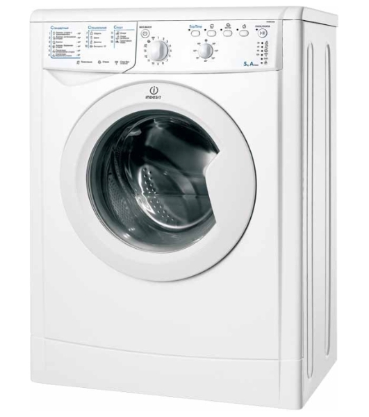 Стиральная машина Indesit IWSB 5085 CIS белый, загрузка фронтальная 5 кг, 800 об/мин., класс: А