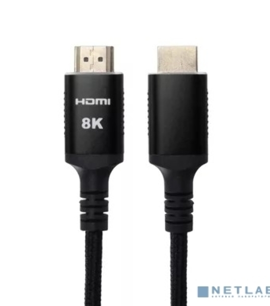 Кабель iOpen HDMI 19M/M,ver. 2.1 8KX60Hz (Econom) оплетка 5m ACG859B-5.0