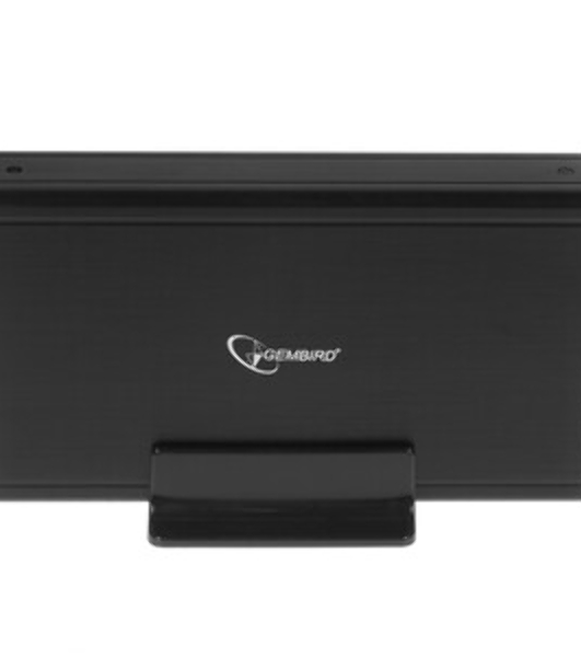 Внешний корпус 3.5' Gembird EE3-U3S-80, черный, USB 3.0, SATA, HDD/SSD, алюминий, сенсорная кнопка, блок питания