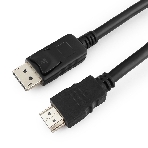 Кабель DisplayPort-HDMI Gembird/Cablexpert 1,8м, 20M/19M, черный, экран, пакет, фото3