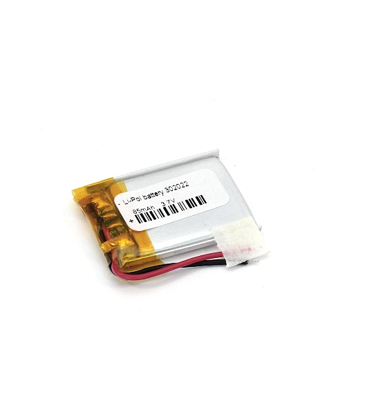 Аккумулятор Li-Pol (батарея) 3x20x22 мм 2pin 3.7V/85mAh