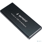 Внешний корпус Gembird EEM2-SATA-1 USB 3.0 для M2 SATA порт MicroB, металл, черный, фото8