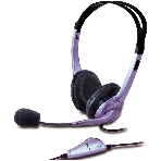 Гарнитура Genius HS-04S Single фиолетовый, проводная, фото3
