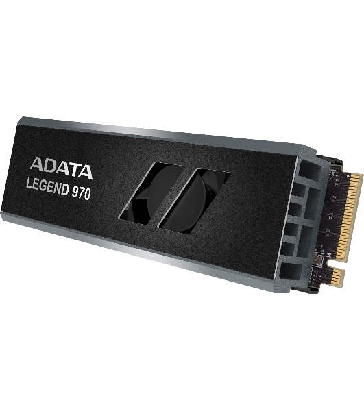 Накопитель SSD ADATA LEGEND 970, 2Tb, PCIe 5.0 x4, M.2 2280, NVMe, R/W 10000/10000, с радиатором