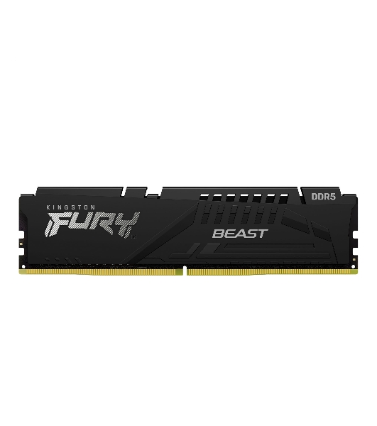 Оперативная память Kingston Fury Beast, DDR5, 8Gb (1x8GB), 5200MHz, CL40, DIMM, с радиатором, черный