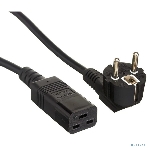 Кабель питания ExeGate Special PC19-5S (Евровилка Schuko->C19, 3*1.5мм2, CCA, черный, 5м), фото4
