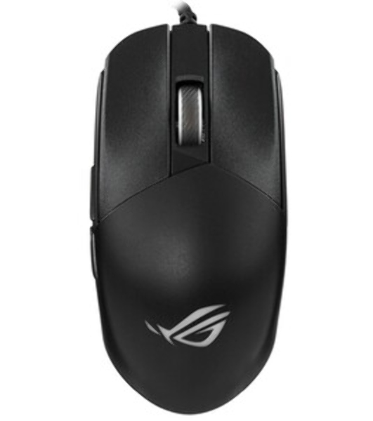 Мышь проводная ASUS P518 ROG STRIX IMPACT III черный, 12000 dpi, USB, кнопки - 5
