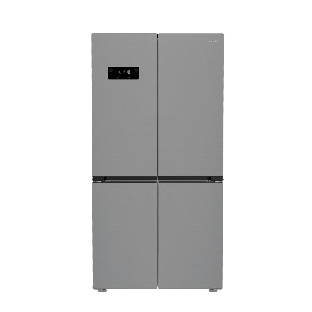 Холодильник Hotpoint HFP4 625I X нержавеющая сталь, трехкамерный, 376/165л, морозилка снизу, No Frost, Side by Side