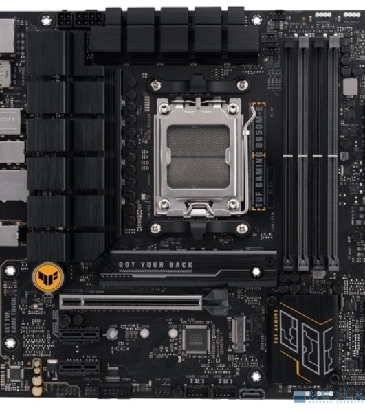 Материнская плата ASUS TUF GAMING B650M-E, AM5, AMD B650, 4xDDR5, 4xSATA, 2xM.2, 1xPCIe 4.0 x16, 2xPCIe x1, 2xDP, 1xHDMI, 1x 2.5Gb LAN, 1xUSB-A 3.2 Gen 2, 2xUSB-A 3.2 Gen 1, 4xUSB 2.0, 1xUSB-C 3.2 Gen 2, 3x3.5 мм, 7.1, mATX