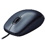 Мышь проводная Logitech M100/100R DARK/GREY (темно-серая/черная), 1000 dpi, USB, кнопки - 3, фото17