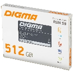 Накопитель SSD Digma Run S9, 512Gb, SATA III, 2.5', без NVMe, R/W 520/475, фото4