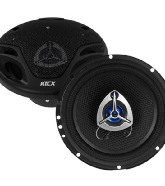 Колонки автомобильные Kicx GX-165 140Вт 92дБ 4Ом 16.5см (6 1/2дюйм) (ком.:2кол.) коаксиальные трехполосные