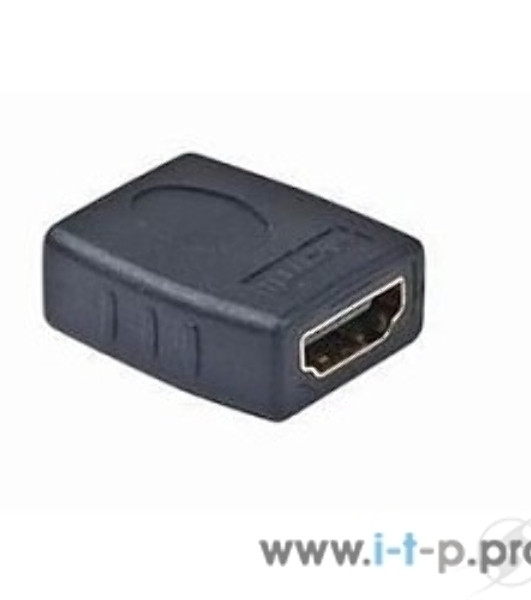 Переходник Gembird Переходник HDMI-HDMI 19F/19F, золотые разъемы, пакет