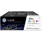 Картридж лазерный набор HP CF370AM № 305A голубой/пурпурный/желтый CLJ M451 (CE411A+CE412A+CE413A), фото4