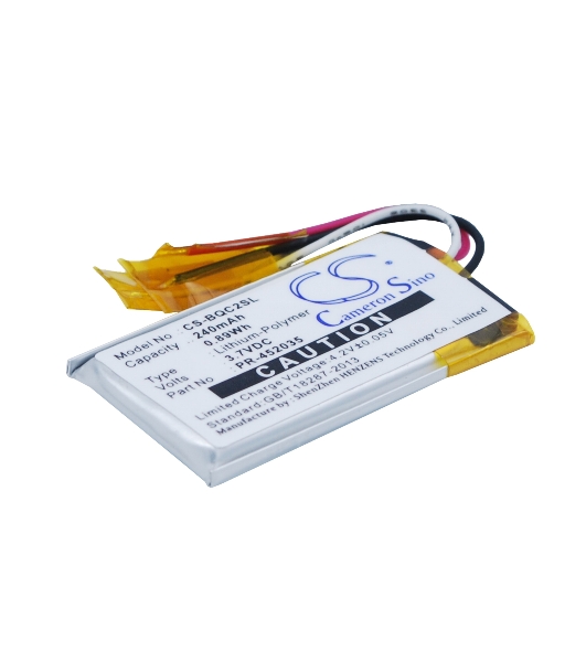 Аккумуляторная батарея CameronSino CS-BQC2SL для BOSE QuietComfort 20, QC20 3.7V 240mAh, 0.89Wh
