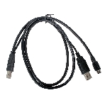 Кабель Gembird/Cablexpert USB 2.0 Pro, 2xAM/miniBM 5P, 0.9м, экран, черный, фото 1