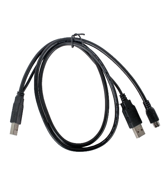 Кабель Gembird/Cablexpert USB 2.0 Pro, 2xAM/miniBM 5P, 0.9м, экран, черный